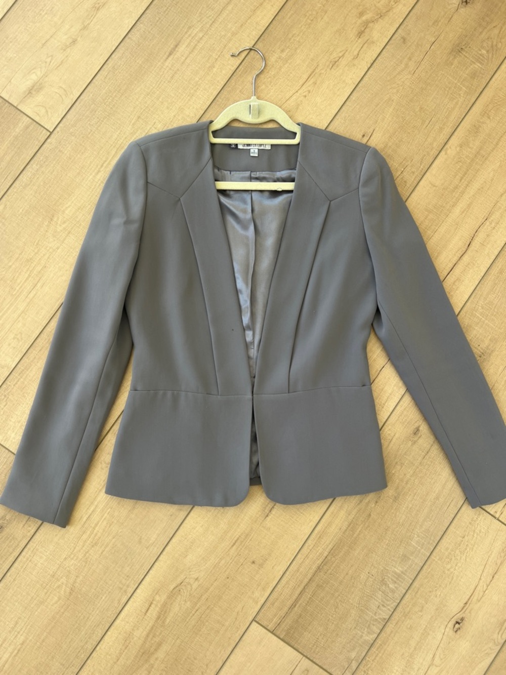 Tailored Grey Women's Blazer Jacket gray, Size S